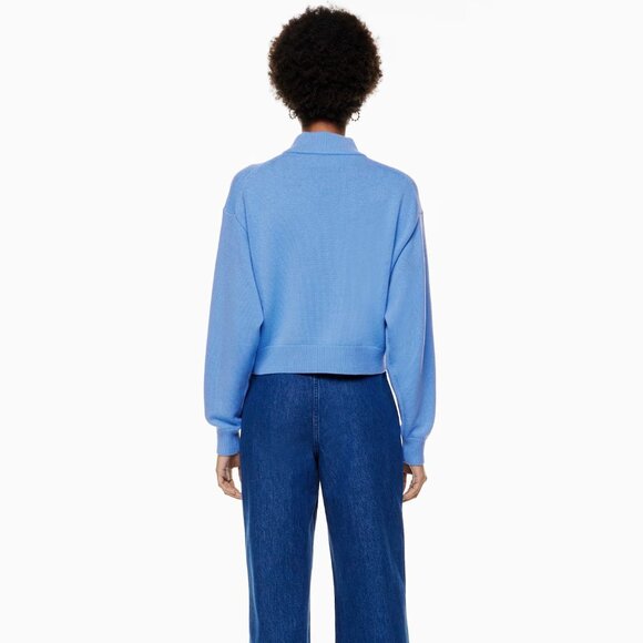 Aritzia - Sunday Best - Harper Sweater Blue - Picture 4 of 10